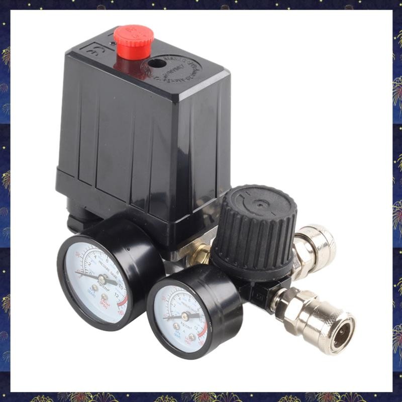 Válvula De Controle Da Bomba De Ar 3000L/Min , Medidor De 0-180 PSI , 220V, Regulador , Interruptor De Pressão Do