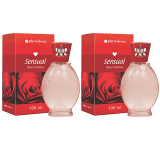 Kit 2 Sensual Phytoderm Deo Colônia - Perfume Feminino 100ml em Oferta na Shopee