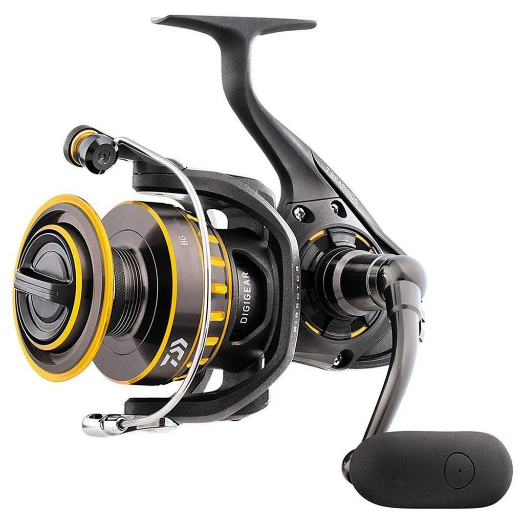Molinete de Pesca Daiwa New BG-3000 Drag 7Kg 7 Rolamentos Fricção Dianteira
