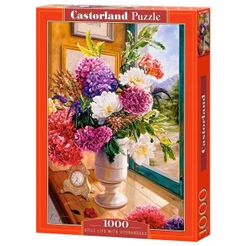 Puzzle 1000 Peças Vaso de Hortências - Castorland Importado 1044442