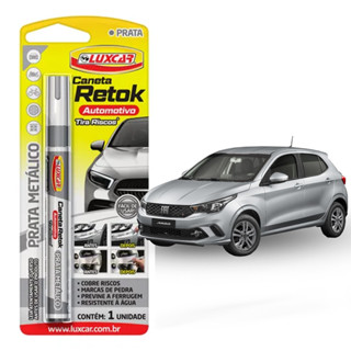 Caneta Tira Riscos Carro Prata Luxcar Retok Cobre Arranhão Automotivo Previne Ferrugem Resistente a Água em Oferta na Shopee