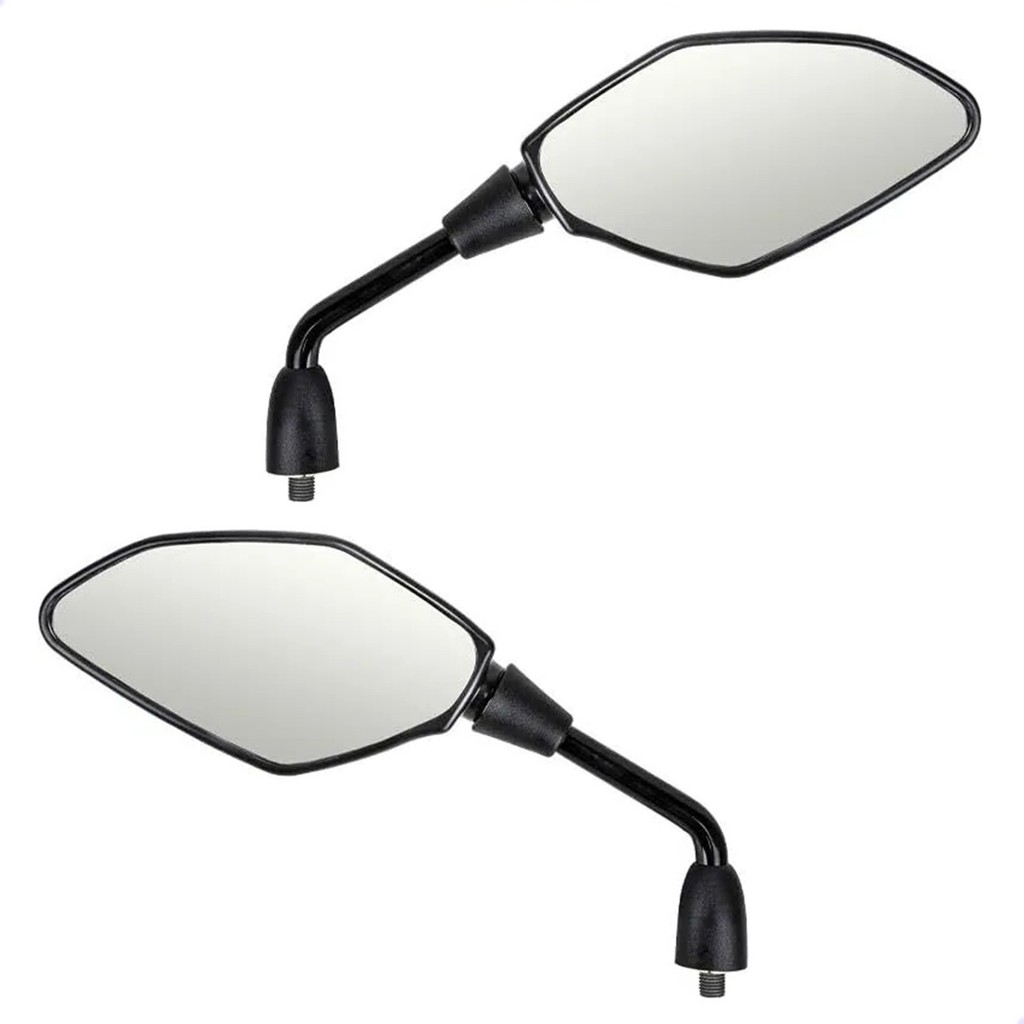 PAR ESPELHO RETROVISOR MODELO MT 03 / MT 07 / MT 09 FIXO PARA MOTOS HONDA