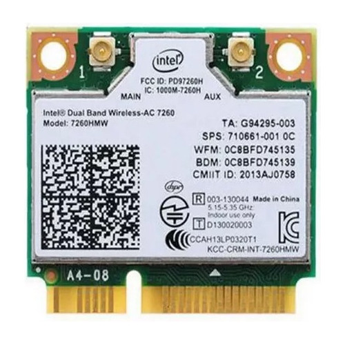 Placa Wireless Wifi 5ghz 867mbps Dell Vostro 3450 5470