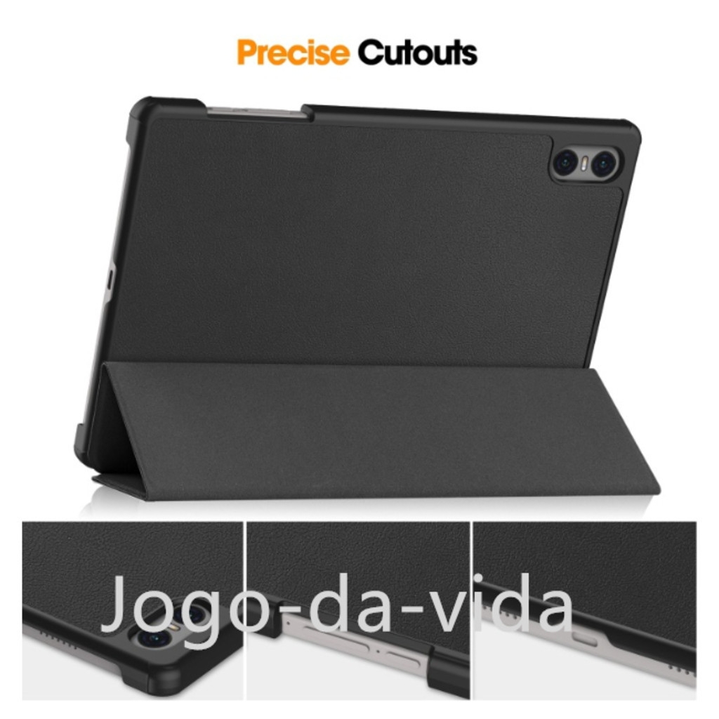 Capa de Couro Magnética Auto Sleep Samsung Galaxy Tab S8 Plus/S7 Plus/S7 FE/S7 lite 12.4 polegada Com função sleep