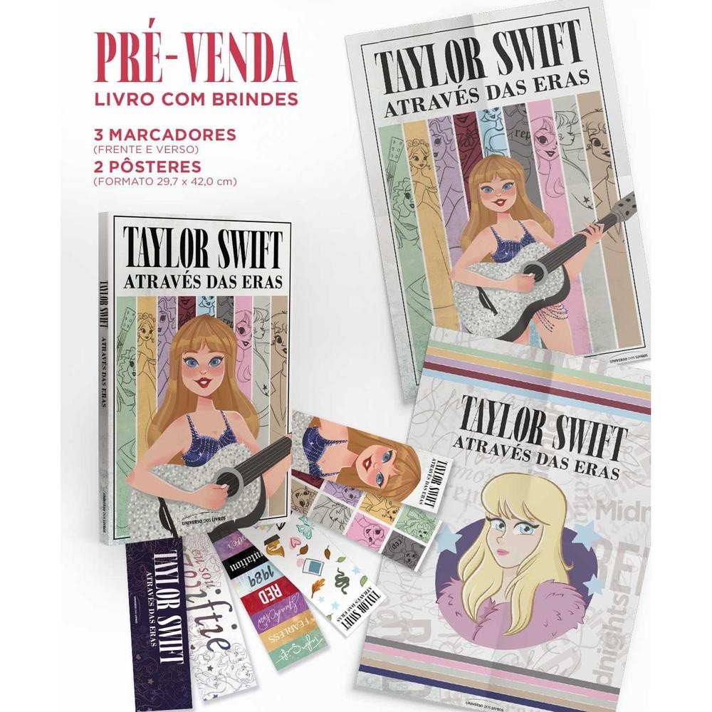 Livro Taylor Swift através das Eras - Edição com brindes! - Books & Magazines