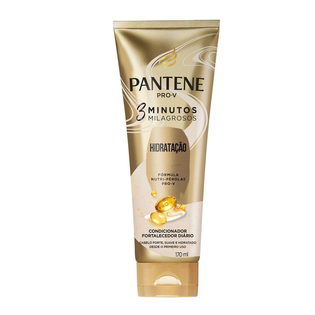 Condicionador Pantene 3 Minutos Milagrosos Hidratação 170ml em Oferta na Shopee