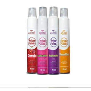 Kit c/4un Perfume Calcinha Cereja/Baunilha/Tutti/Uva 40ml - Apinil em Oferta na Shopee