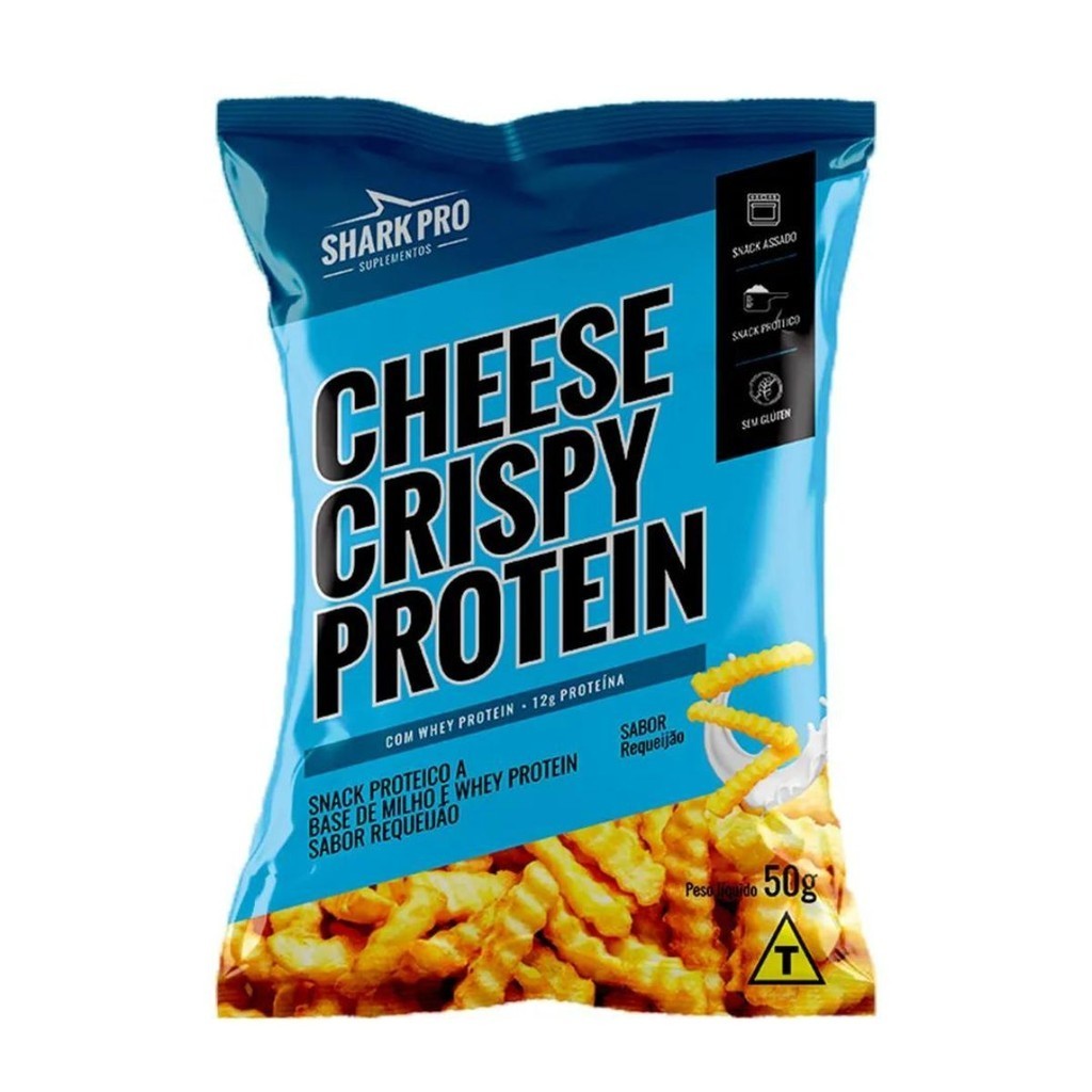 KIT 3 SNACK PROTEICO SALGADINHO E WHEY PROTEIN REQUEIJÃO 50G