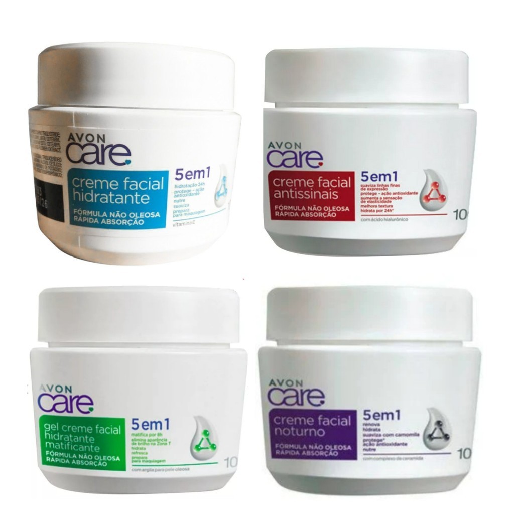 Avon Care Hidratante Antissinais Rosto a escolher Uniformizador Vitaminado em Oferta na Shopee