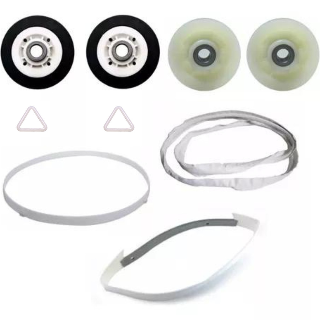 Kit 5 Revisão Para Secadora Brastemp, BSI24A, BSI24B, BSR24A, BSC24E,  BSR24B, BSR24C, BSI10AB, BSR10AB,  BSX10AR