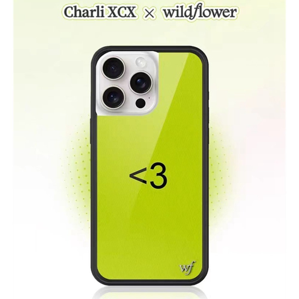 Wildflower Charli XCX WF Capa Para IPhone 15 14 13 12 Pro Max Traseira Acrílica À Prova De Choque 14plus 15plus em Oferta na Shopee