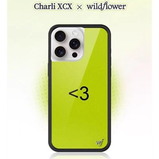 Wildflower Charli XCX WF Capa Para IPhone 15 14 13 12 Pro Max Traseira Acrílica À Prova De Choque 14plus 15plus em Oferta na Shopee