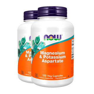 Kit 2x Aspartato Magnésio e Potássio Now Foods 120Cap Importado/Made in Usa em Oferta na Shopee