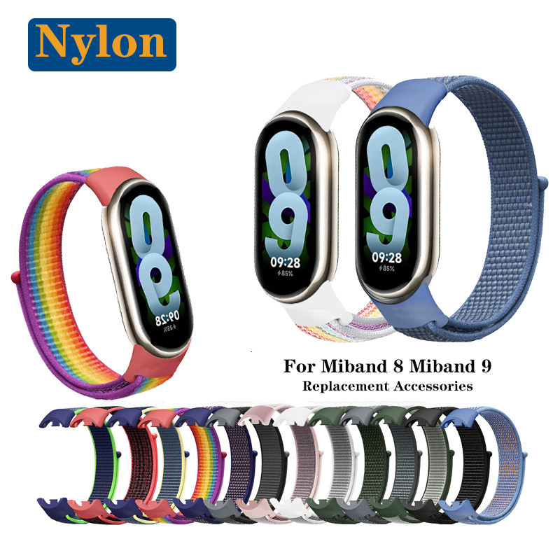 Para Xiaomi Miband 11/10/NFC/Versão Cerâmica Pulseira De Náilon Smart Band 10 9 8…