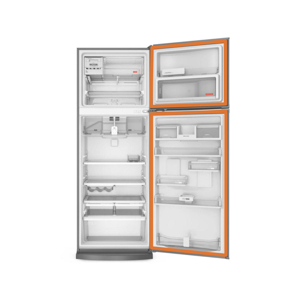 Jogo Borracha Geladeira para Electrolux Dc47a Df43 Dc45 Dc46 Full 68x116 cm 68x48 cm