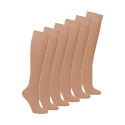 Kit com 6 Meias 3/4 Fio 20 Loba 5510-001