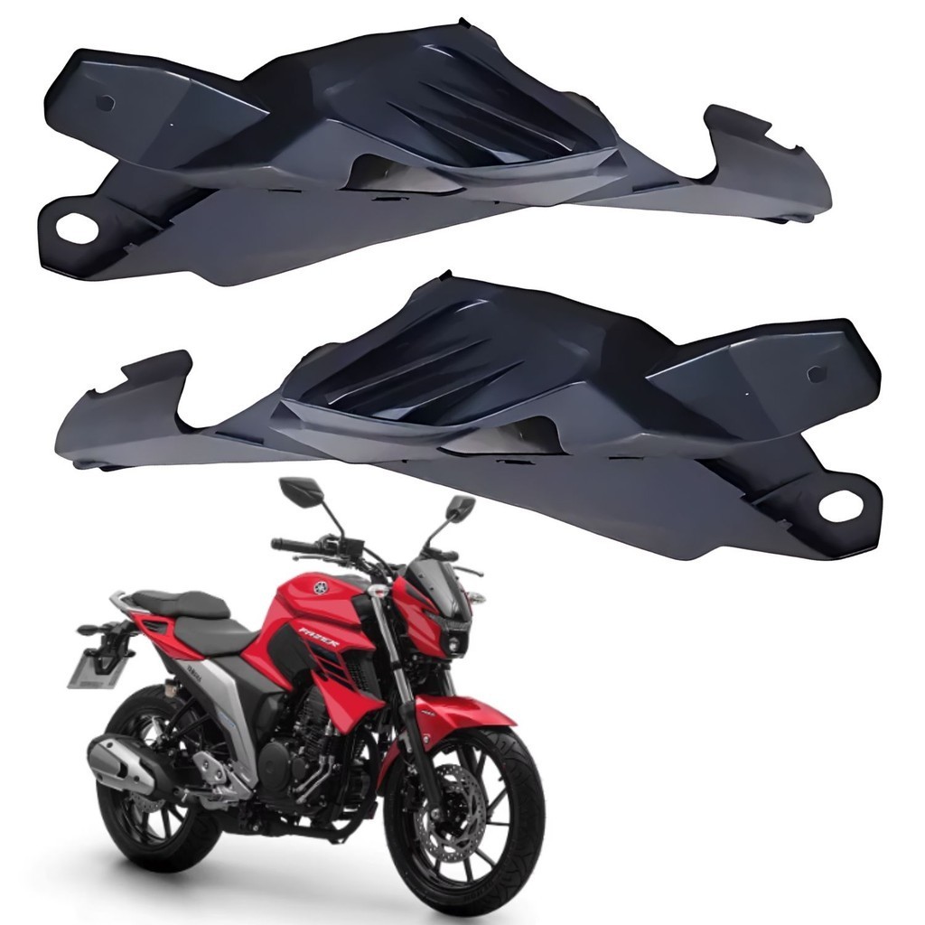 PAR RABETA ACABAMENTO INTERNO TAMPA LATERAL FZ25 FAZER 250 2018 - 2025 PARAMOTOS YAMAHA