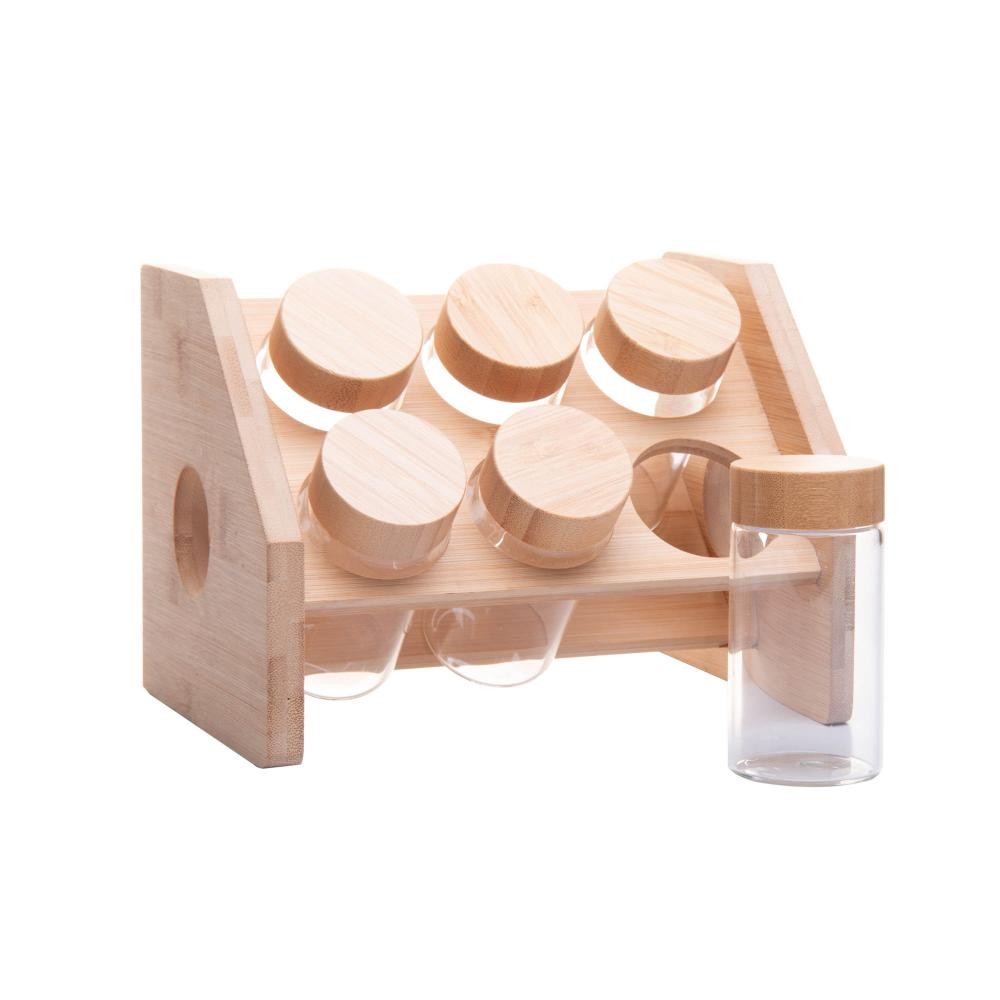 6 Potes Wolff em Borossilicato com Tampa de Rosca 120ml em Oferta na Shopee