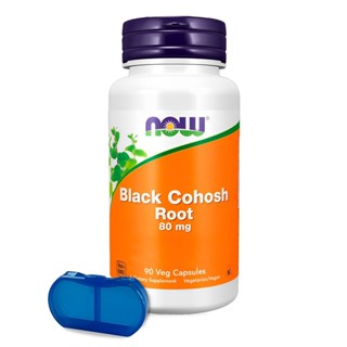 Black Cohosh Root 80mg Now Foods 90 Cáps + Porta Cápsulas em Oferta na Shopee