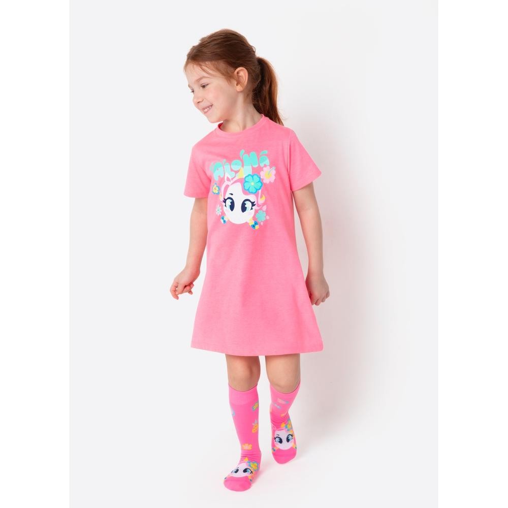 Camisola Manga Curta Algodão Menina Unicórnio Aloha - Puket - Baby & Kids Fashion