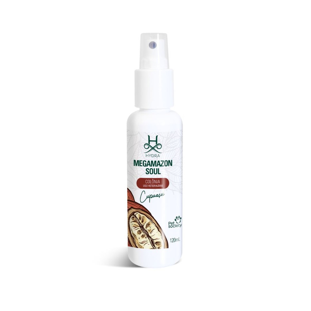 Colônia Pet Cachorro Gato Hydra Megamazon Soul Cupuaçu 120mL