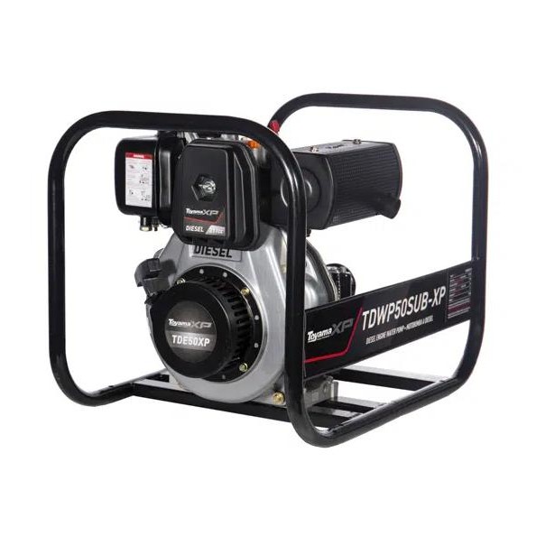 Motobomba Sumersível Diesel 2'' Mangote 6m Motor TDE50-XP TDWP50SUB-XP Toyama