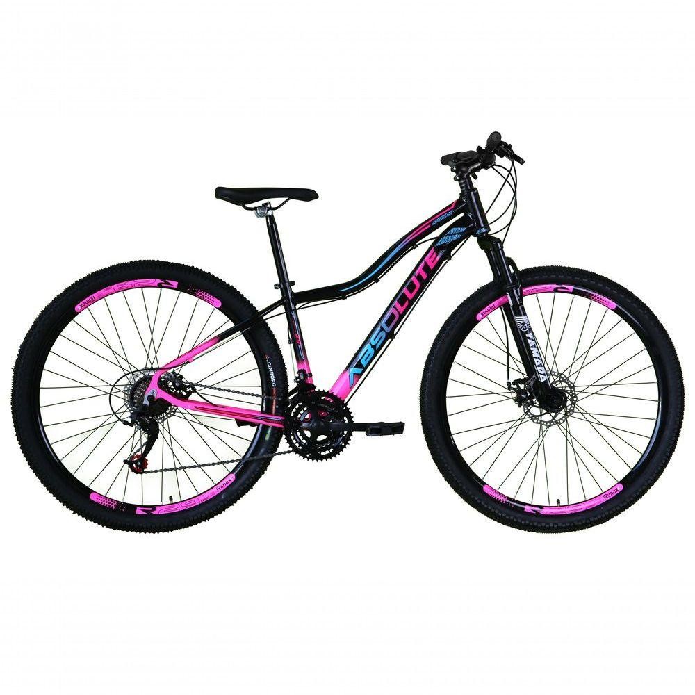 Bicicleta Aro 29 Absolute Hera Feminina Alumínio 21v Freio A Disco Garfo Suspensão Preto-rosa 15 - Sports & Outdoors