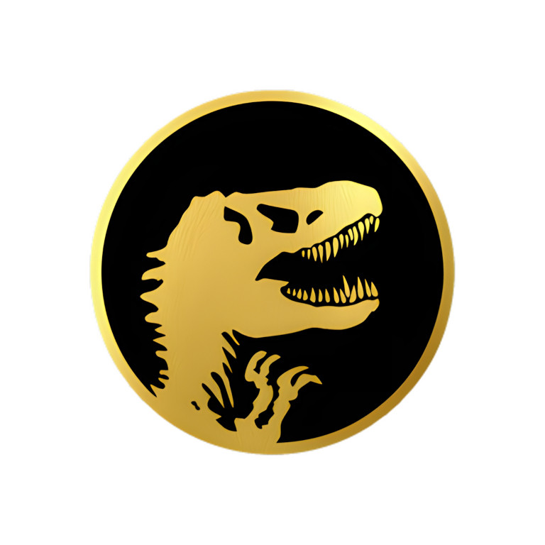 NOVO Painel Festa Infantil Redondo Jurassic Park Dino, Dourado + Arco, Suporte incluso. Fazemos personalizado com qualquer tema. Confeccionado em Lona fosca, impressão de alta resolução. cenário , p/ Decoração