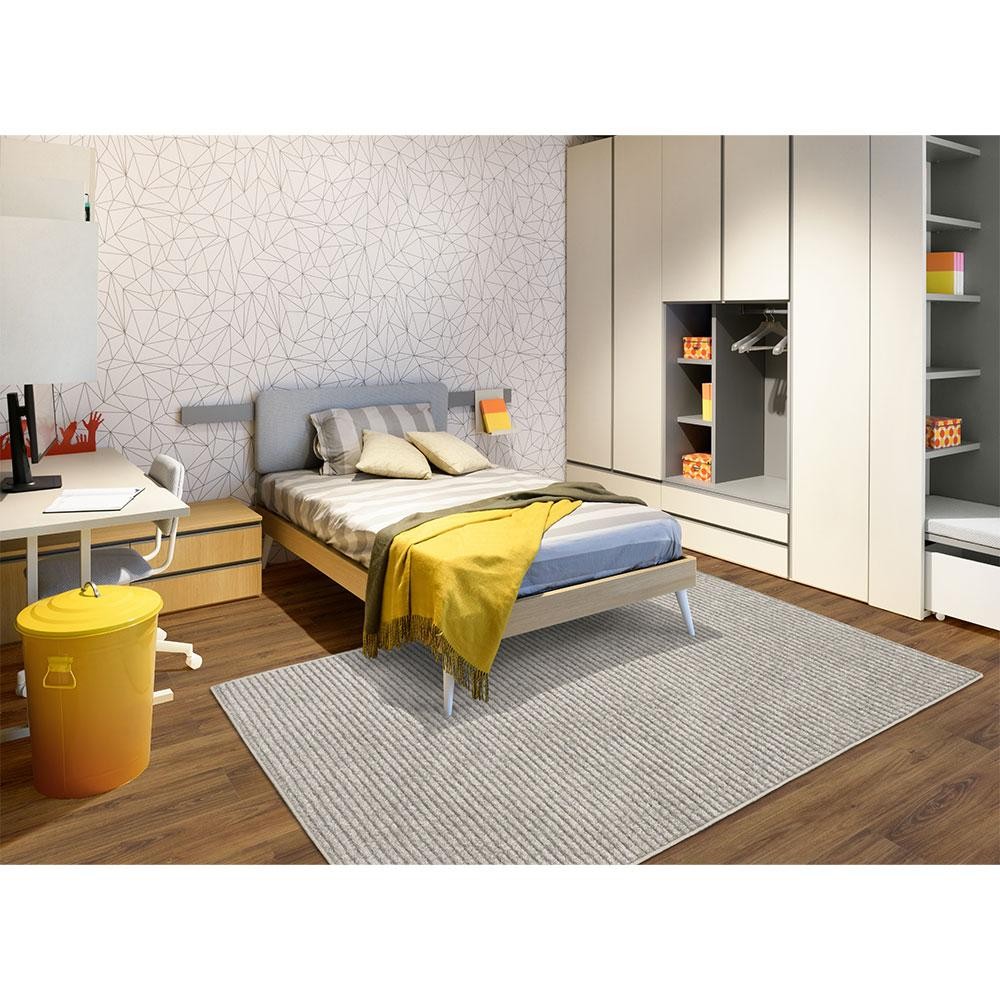 Tapete Para Sala Mariana Prata 1,50x2,00 São Carlos em Oferta na Shopee