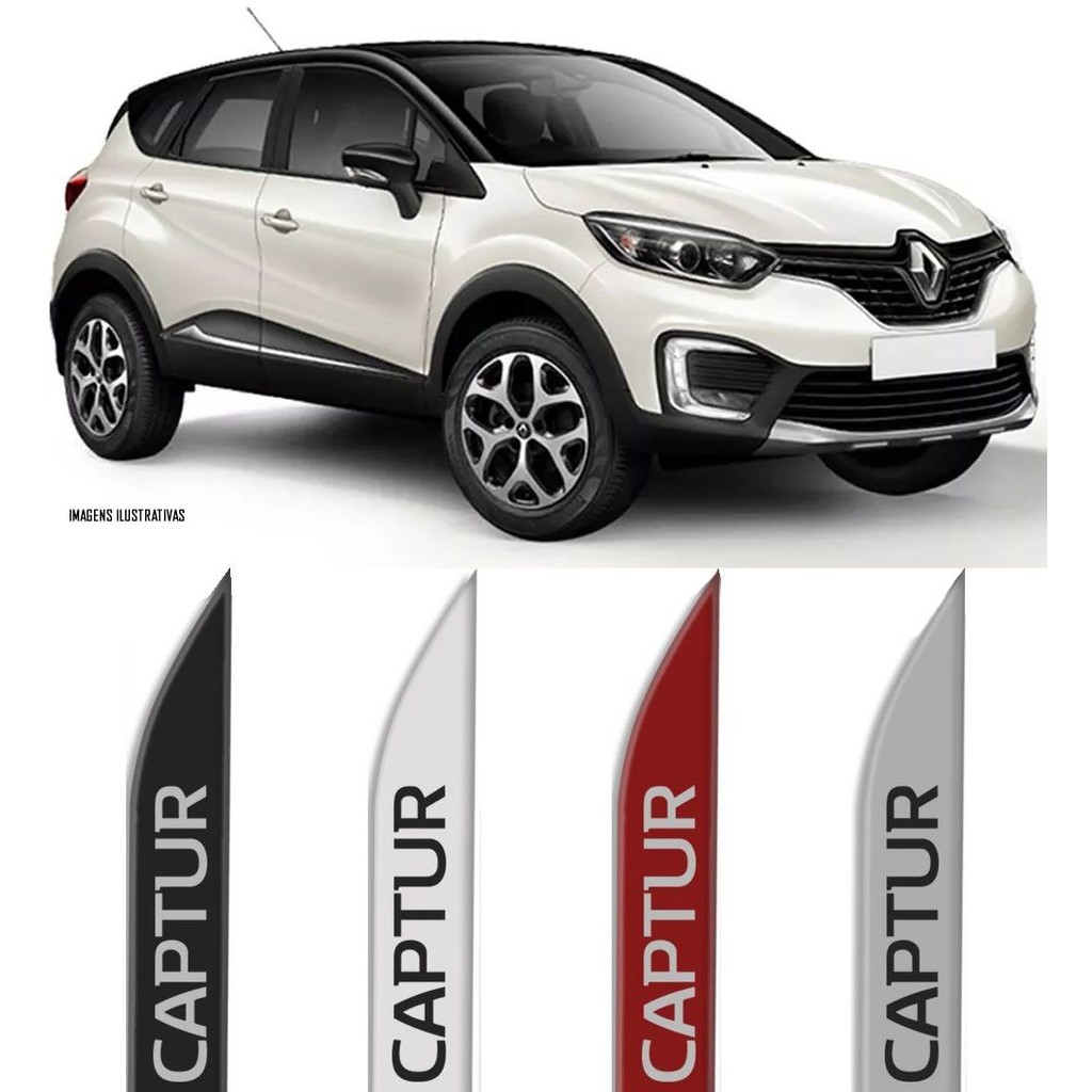 Jogo Friso Lateral Pintado Renault Captur