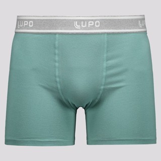 Cueca Boxer Lupo Basic Algodão com Elastano Verde em Oferta na Shopee
