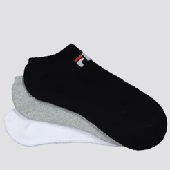 Kit Meia Fila 3 Pares Cano Curto