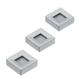 Kit 3 Spot Led quadrado sobrepor embutir p/móveis nichos em Oferta na Shopee
