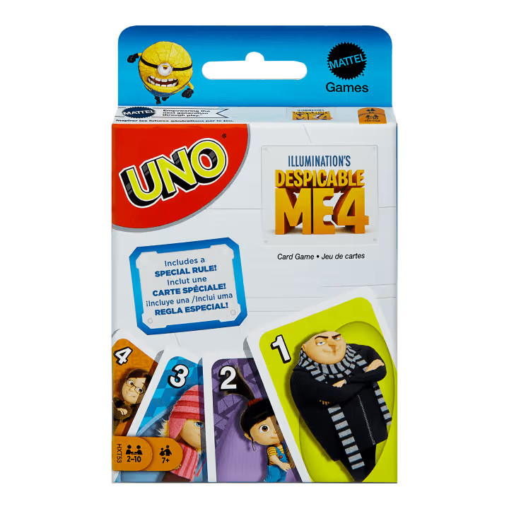JOGO DE CARTAS UNO - MEU MALVADO FAVORITO 4 - ORIGINAL