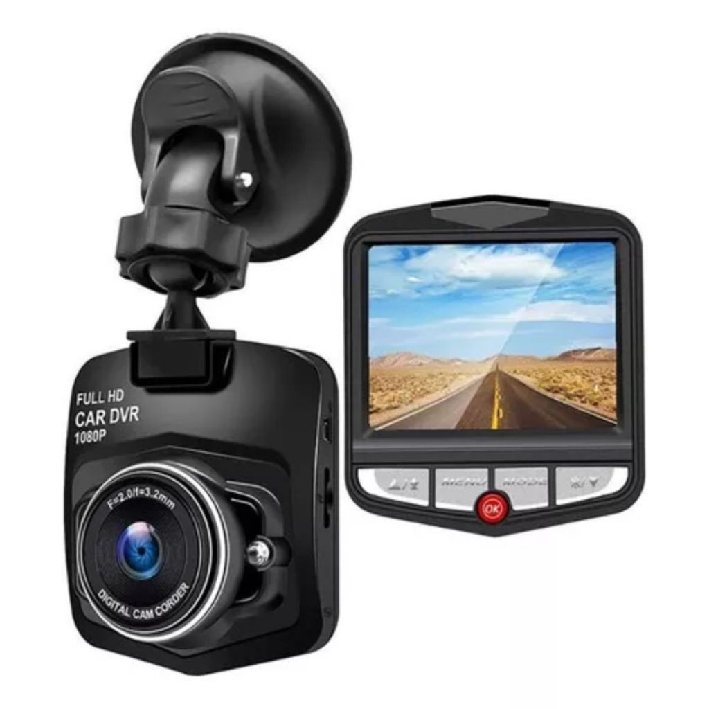 Câmera Veicular Automotiva Frontal Noturna Full HD Tela LCD - Lotus LT-A100