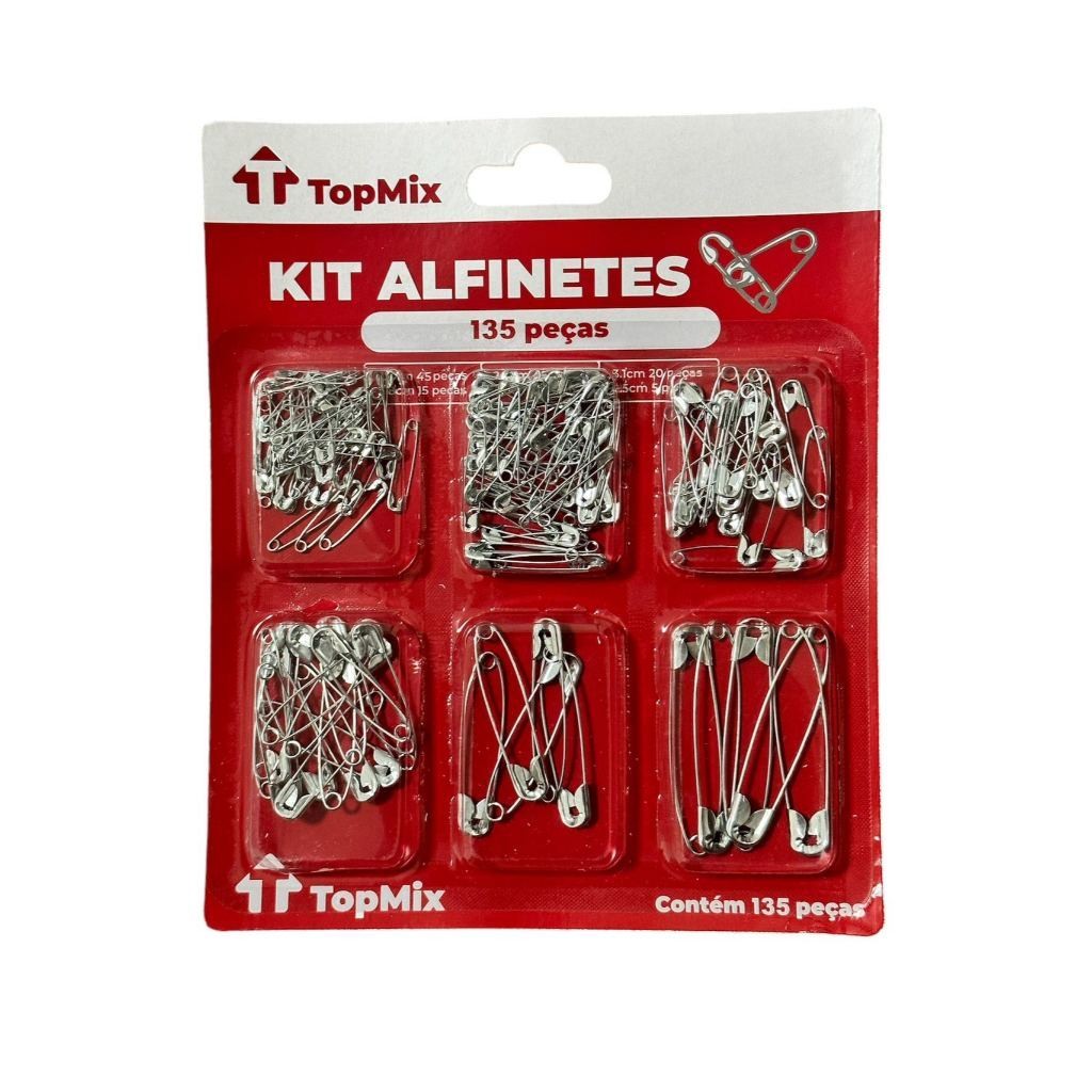 Kit 135 PCS Alfinete De Segurança Sortidos em Oferta na Shopee