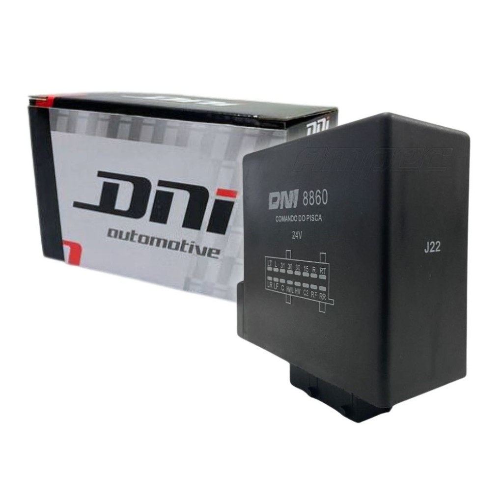 Relé Comando Pisca Seta 24v Com Suporte Para Caminhão Ônibus Scania Série 4 DNI8860 1328548 1401789 em Oferta na Shopee