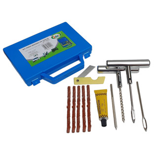 Kit Reparo Emergencial Pneus de Carro e Moto Tipo Maleta C/ 12 Peças em Oferta na Shopee