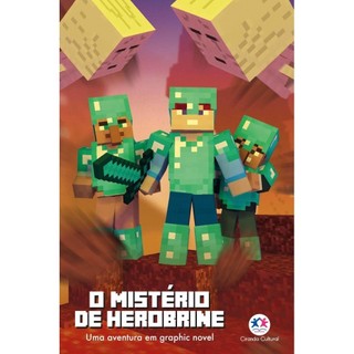 Livro Minecraft - O mistério de Herobrine - livro 5 Ciranda Cultural em Oferta na Shopee