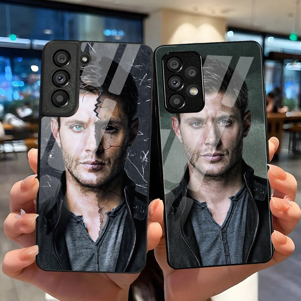 Dean Winchester Capa De Telefone De Vidro Temperado Sobrenatural Para Samsung Galaxy S9 Plus S10 S10e S20 FE S20 S21 S22