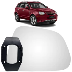 Lente Espelho Retrovisor Com Base Captiva 2008 a 2017 Convexo