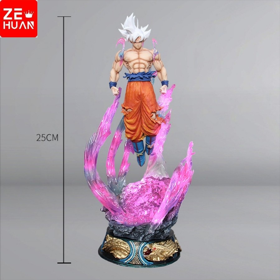 Dragon Ball 24cm Anime Figura Son Goku Figuras de Ação Glow Modelo action figure boneco brinquedo
