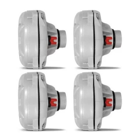 Kit 4 Driver Musicall Similar D250X  200W PMPO para Corneta Som Automotivo e Caixa de Som
