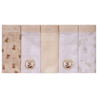 Fralda de Pano para Bebê com 05 Unidades Baby Joy Fábula em Oferta na Shopee
