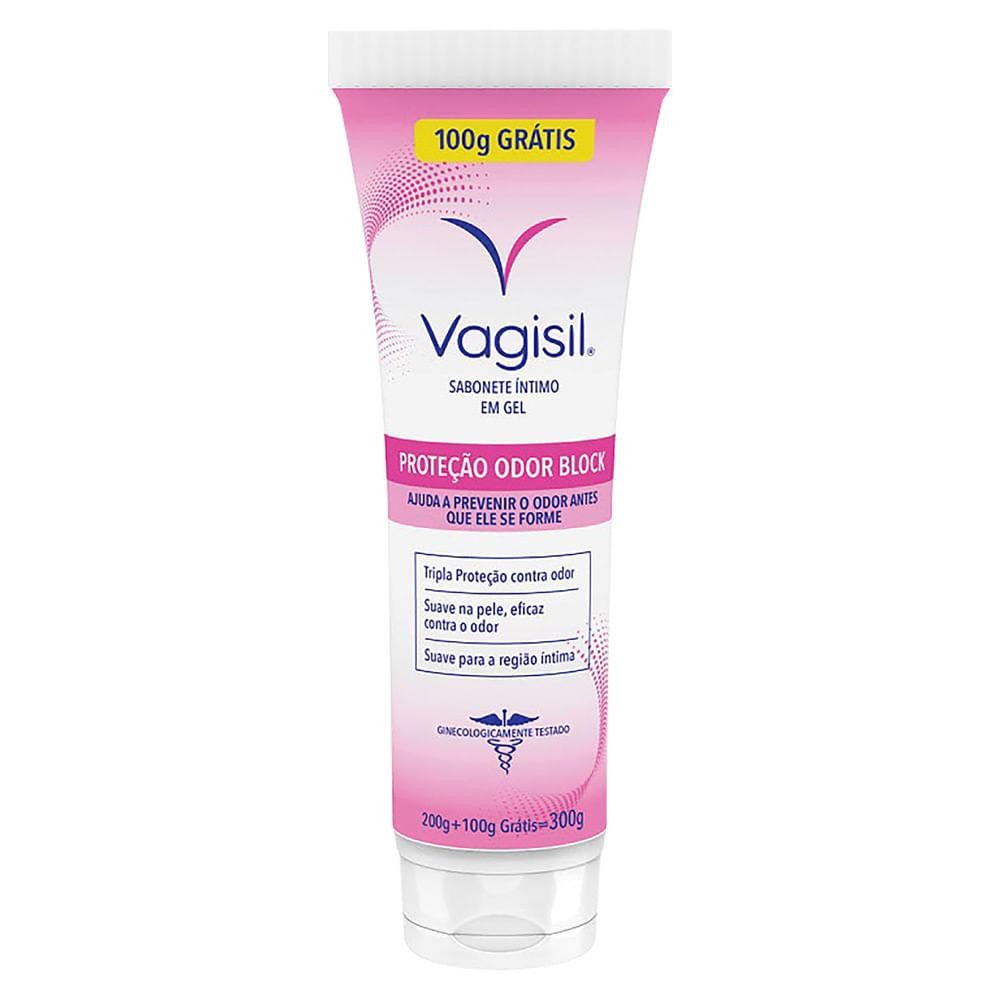 Vagisil Odor Block Sabonete Intimo 200G + 100G em Oferta na Shopee