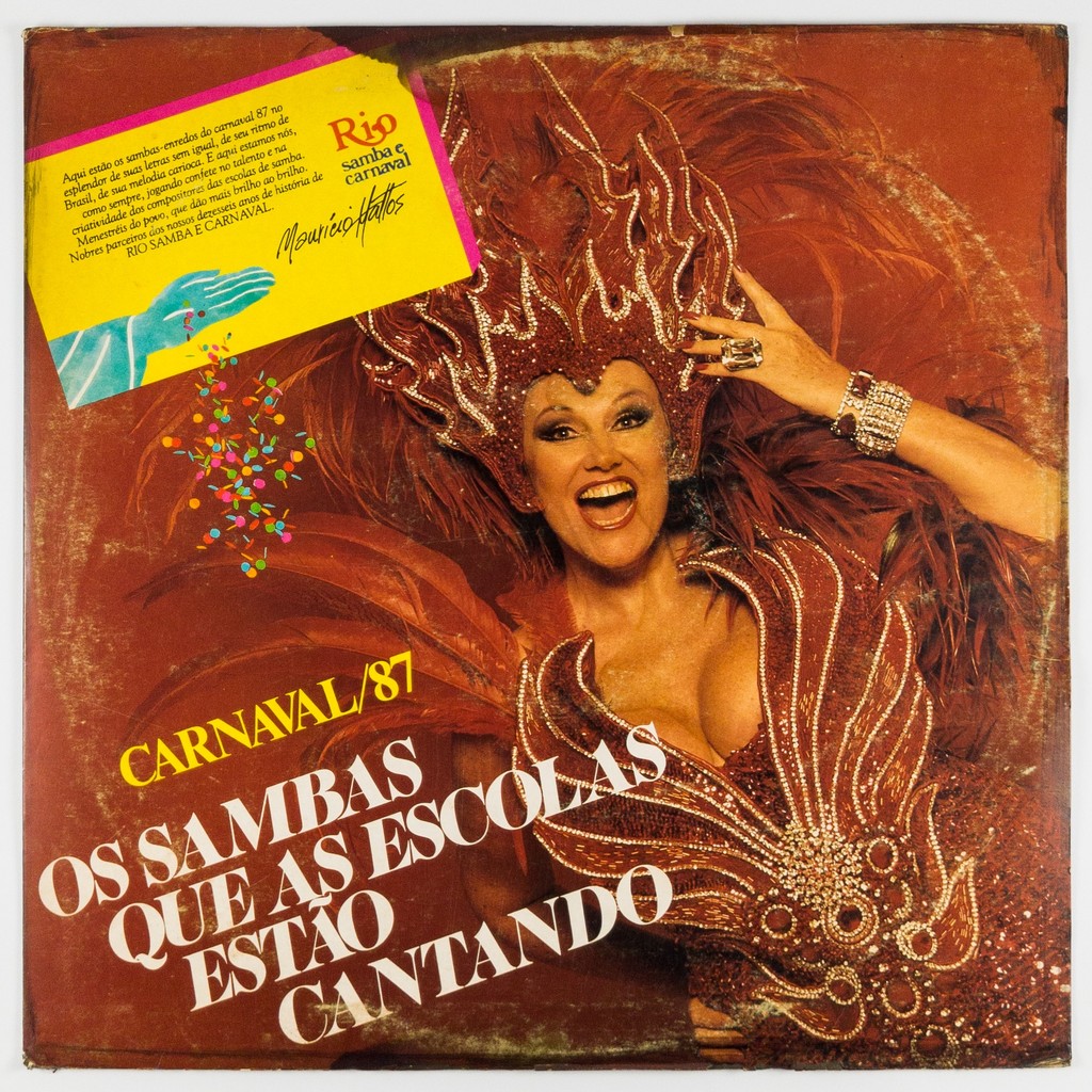 Disco Vinil LP Os Sambas que as Escolas Estão Cantando