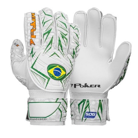 Luva  De Goleiro Adulto Poker Multiterreno Semiprofissional 01040