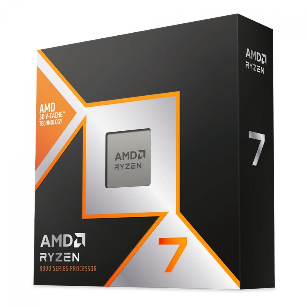 Processador AMD Ryzen 7 9800X3D, 4.7GHz (5.2GHz Turbo) 8-C / 16-T, AM5, Sem Cooler, 100-100001084WOF