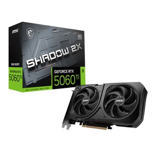 Placa de Video GeForce NVIDIA MSI  RTX5060TI 8g Shadow 2x Oc Plus 8gb Gddr7 128 Bits - 912-V536-023 em Oferta na Shopee