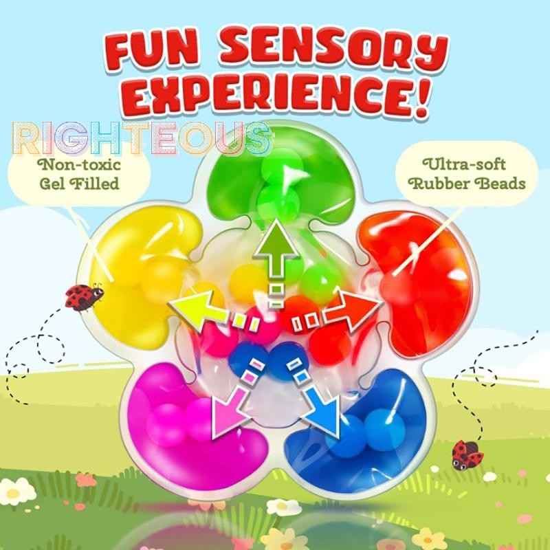 Rightrous Classificação De Cores Brinquedos Sensoriais Para Crianças 3-5 Atividades De Aprendizagem Pré-Escolar Viagem M
